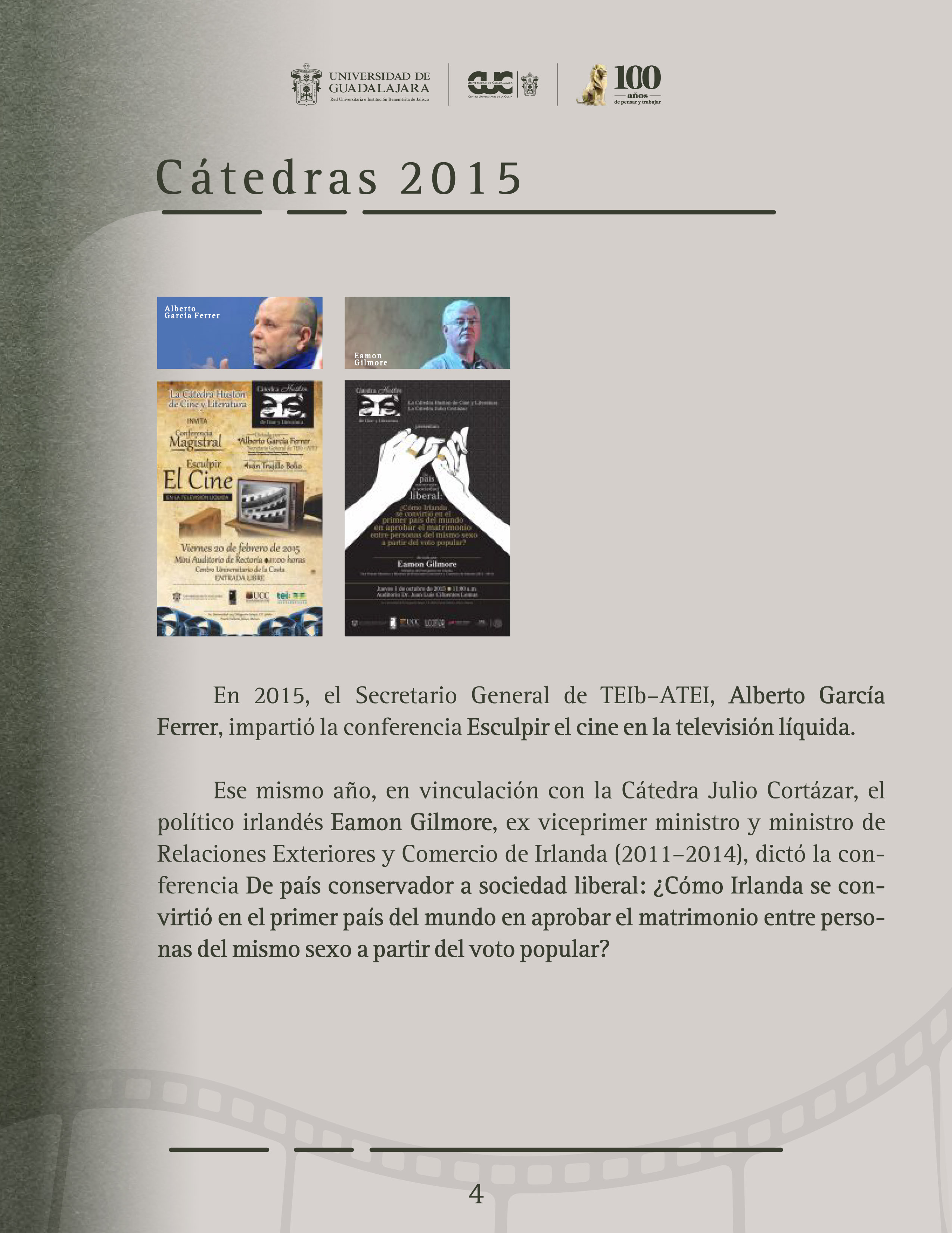 Catálogo Cátedra Huston