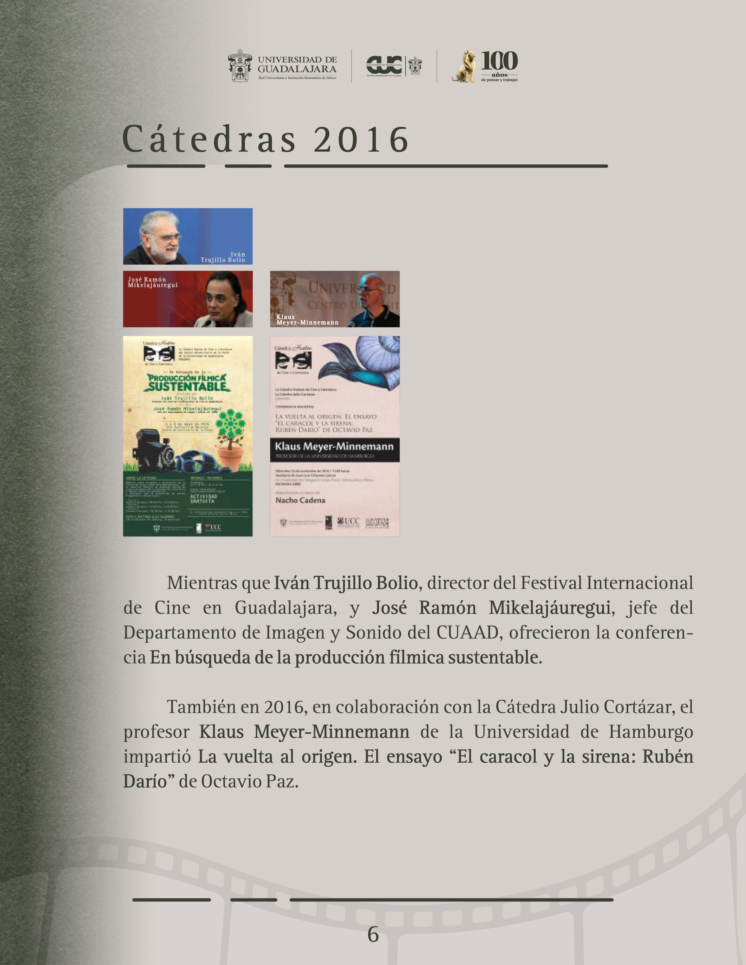 Catálogo Cátedra Huston