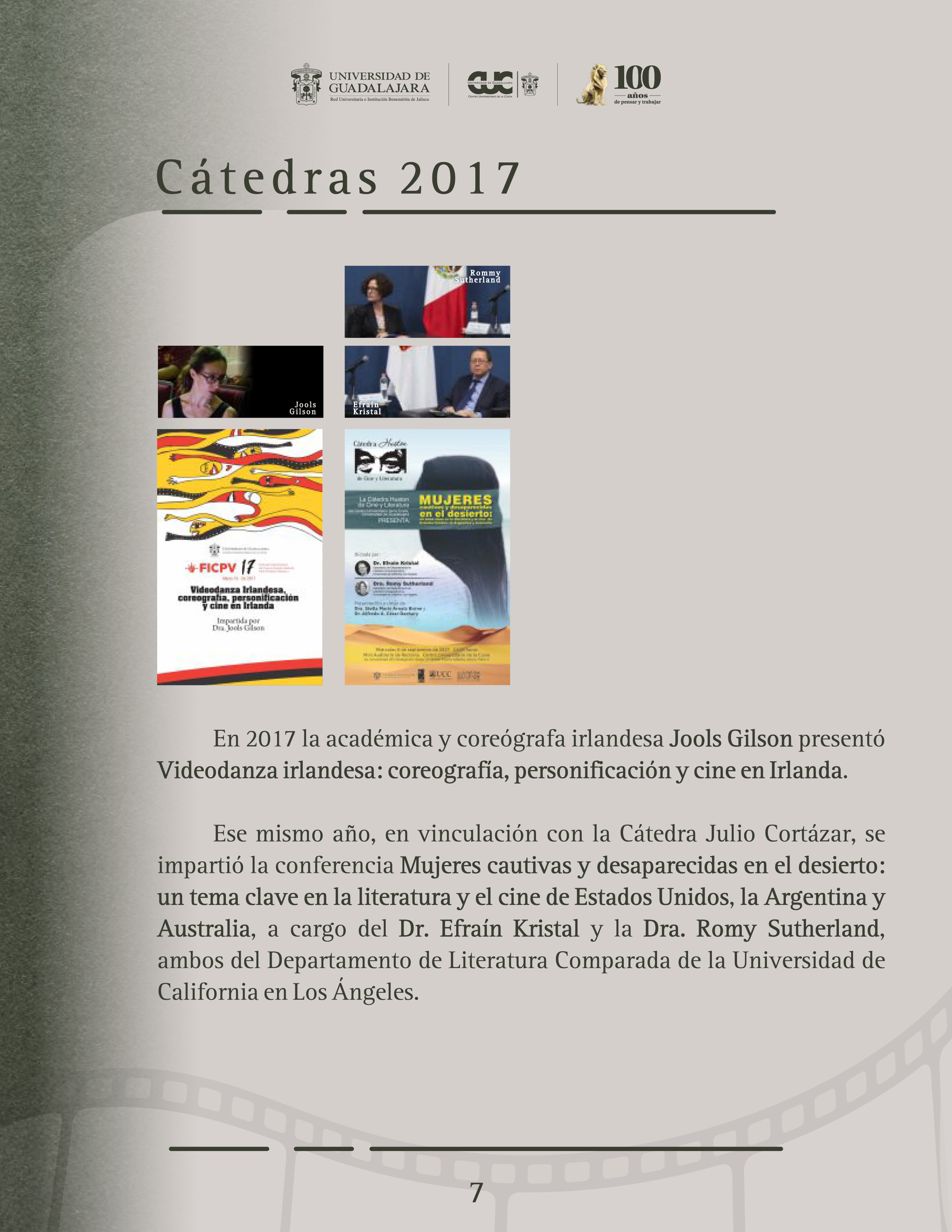 Catálogo Cátedra Huston