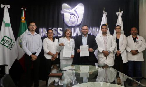 Refuerzan CUCosta e IMSS Nayarit colaboración académica y en salud