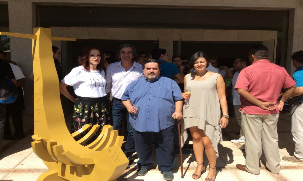 Inauguran primer Foro Internacional de Escultores en CUCosta