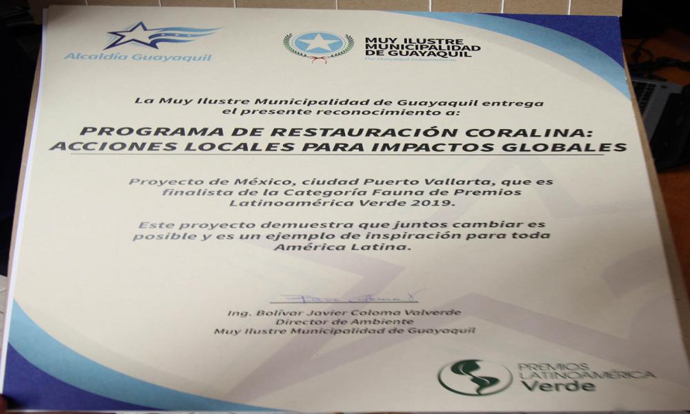 Investigadores del CUCosta-UdeG, Obtienen 2do.Lugar en Premio “Latinoamérica Verde 2019”