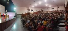 Autoridades universitarias dan la bienvenida a estudiantes de nuevo ingreso en el calendario escolar 2024B