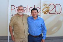El Dr. Jorge Téllez López, rector del CUCosta atención invitación a inauguración de Paralelo 20