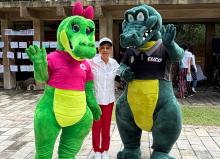 CUCosta participa en el Primer Festival del Cocodrilo en el Estero El Salado